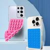 Double Side Silicone Suction Pad Phone Holders Fixture Suction Cup Backed Adhesive Silicone Rubber Sucker Pad for Fixed Pad