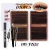 640 Tufts Diy Multi-Haired Eyelashes Book South East Asia Natural Thick D Song Segmented False Eyelash Set