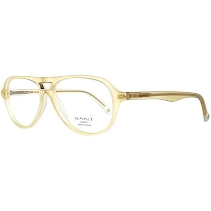 Lunettes de Soleil - GANT - GRA099 - Jaune (Honey) - Tendance - 54 Homme