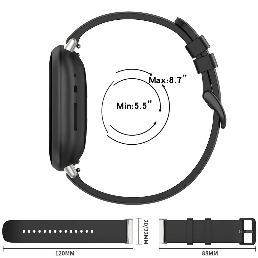 Silicone Strap For Fitbit Versa 4 3 2 1 Versa Lite Band SmartWatch Bracelet For Fitbit Sense/Sense 2 Correa Watchband Pin Buckle