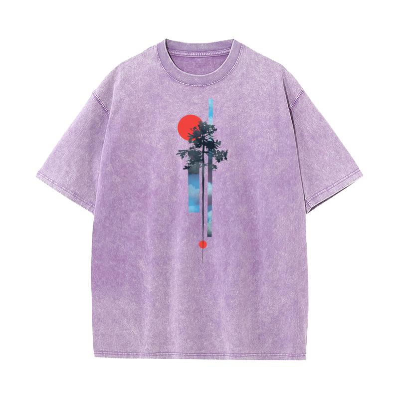 

Tops Tees Abstract Natural Mother Day Short Sleeve Cotton Crew Neck Mens Washed T Shirt Printed Washed Tops Shirt Cute S