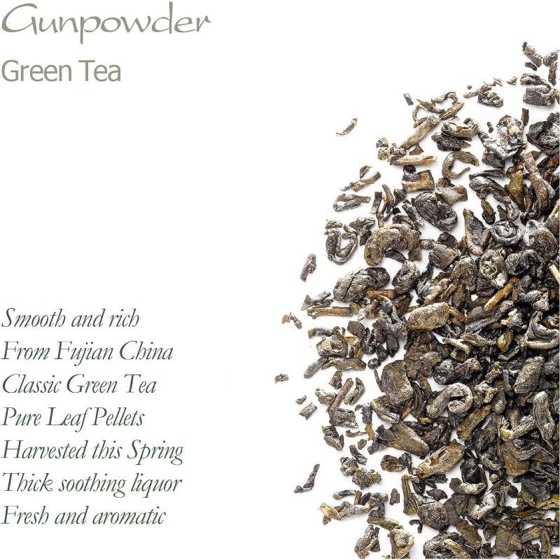 Зеленый чай Gunpowder из Китая - Heaven Tea - Чай в гранулах - Zhu Cha Zucha 100г — фото 4