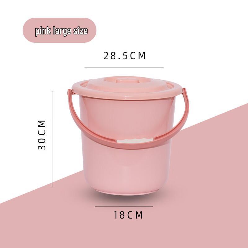 Heng Yong Sheng Thickened Plastic Portable Water Bucket with Lid