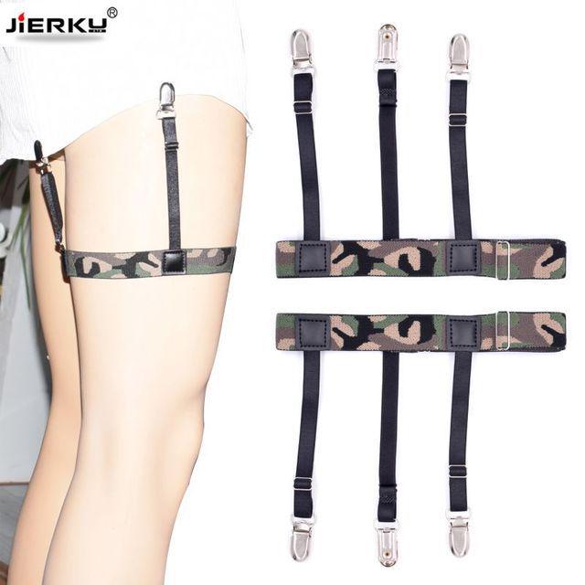Wrinkle-Resistant Anti-Slip Elastic Garter for Men's and Women's Shirts