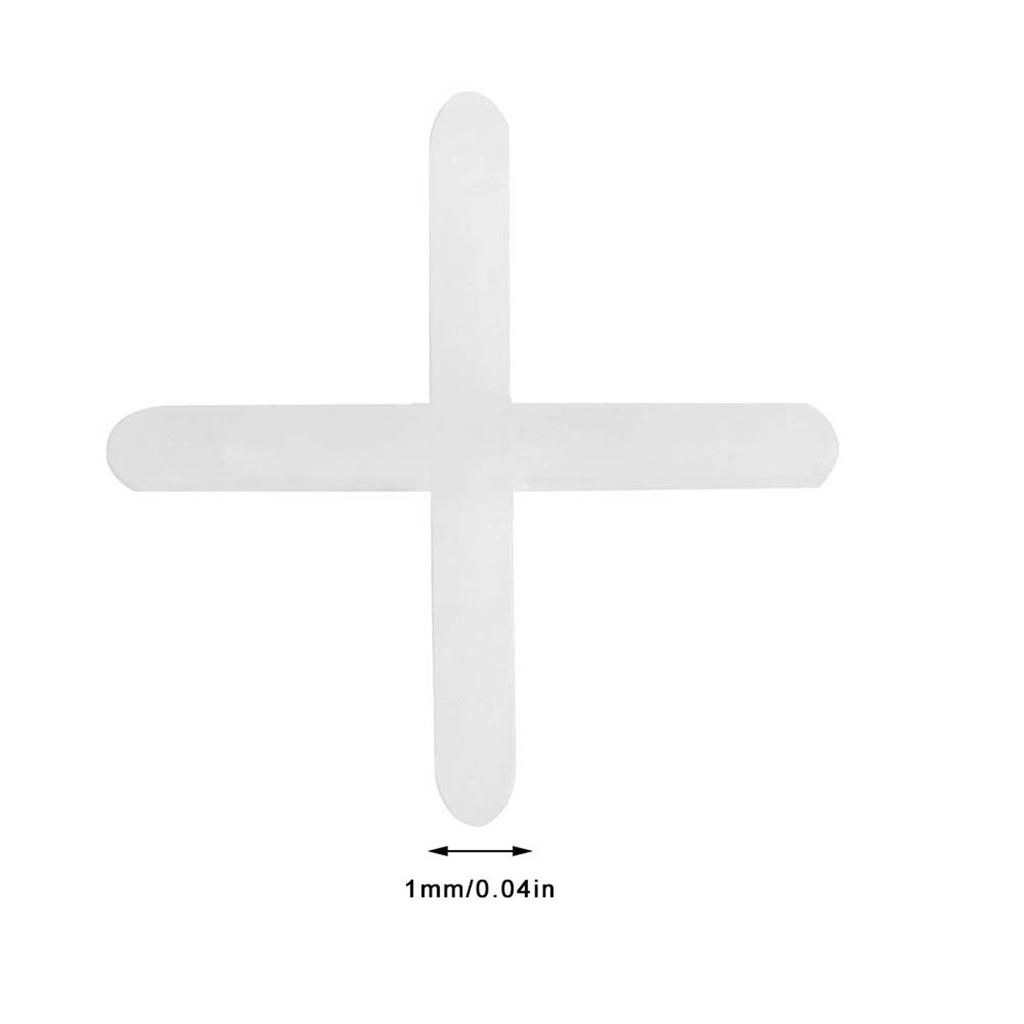 2500Pcs Ceramic Tiler Plasitc Tile Spacer Plumber Reuseable Leveling System 1mmCelsius1.5mm