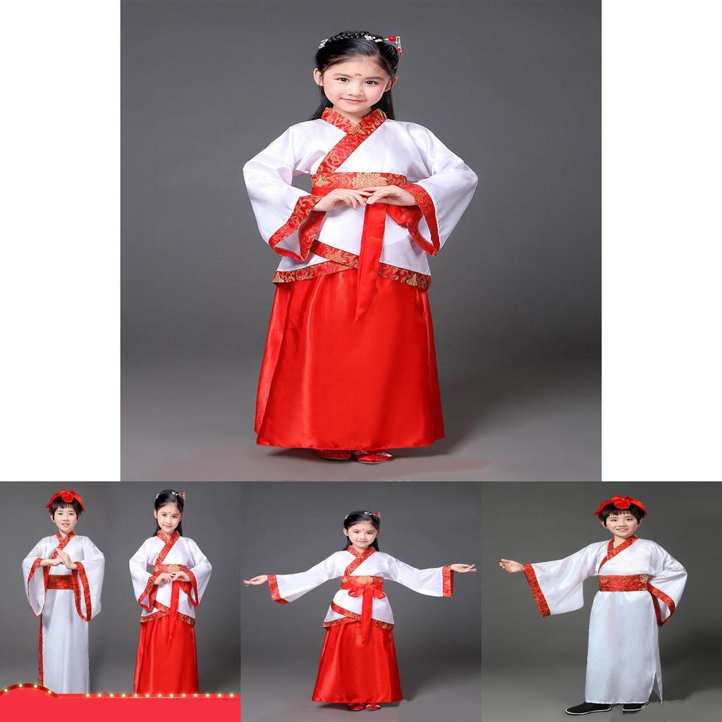 Elegantes Ruqun im altchinesischen Stil für Mädchen und Kinder, langes Feen-Infantakleid