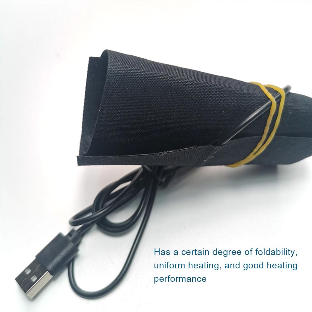 USB Heating Pad USB Heater Sheet Foldable 2 In 1 Cloth Heater Multi-Function Warming Heating Pad for Gloves Socks Clothes