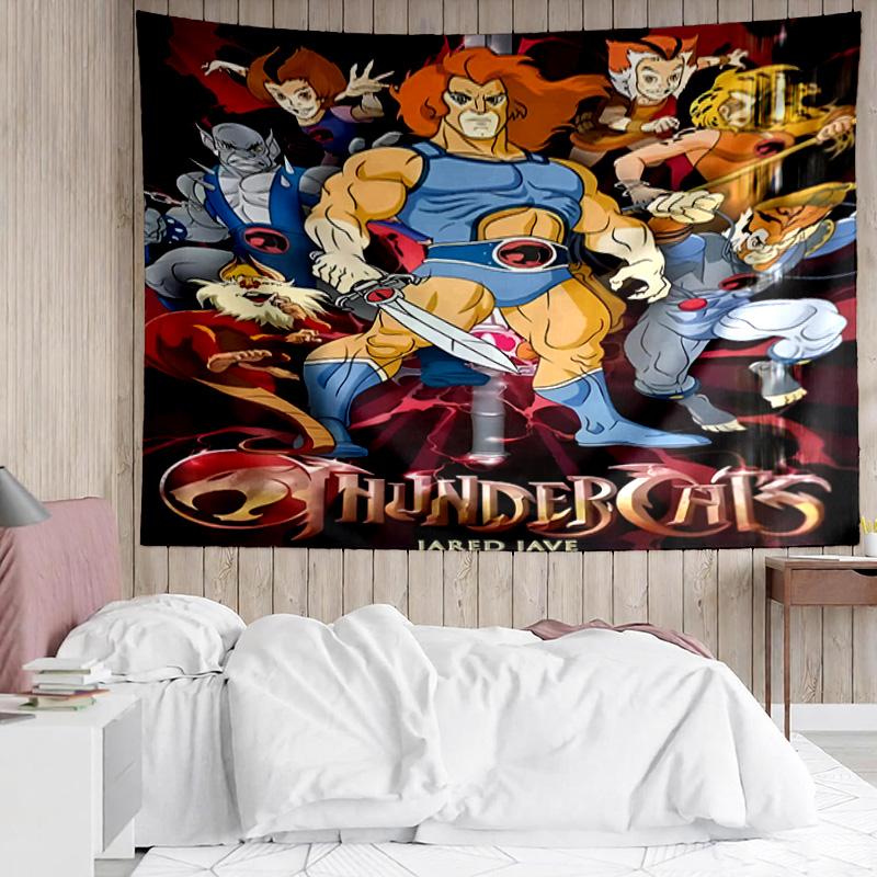 1PC Thundercats Adventure Quest Tapestry Accessories Playroom Tapestry, for Bedroom,Livingroom, dormitory Room Wall Decor Fan Birthday Gifts