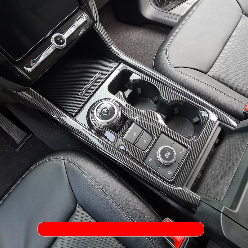 Per Ford Explorer - Copertura Pannello Plancia Leva Cambio Console Centrale ABS Opaco /Accessori Fibra di Carbonio