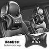 Car Headrest Auto Breathable Seat Neck Pillow Accessories For MINI WORKS One Cooper JCW R60 R59 R58 R57 R56 R55 R53 R52 F55 F56.