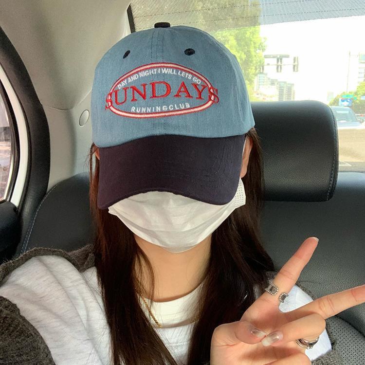 Baseball Hat for Women's Fashionable and Versatile Big Head Circumference Baseball Hat Trendy and Small Face