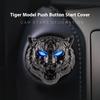 Car Ignition Button Cover Push To Start Button Cover Anti Scratch Car Switch Button Decoration Ring Car Accessories Tiger Head
