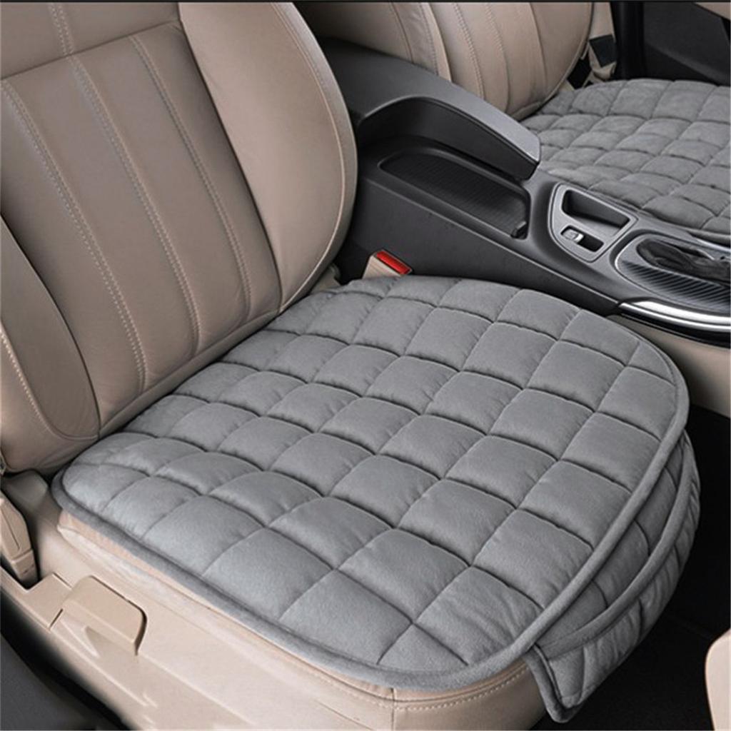 1 Pc Warm Plush Car Seat Cover Cushion Anti-slip Universal Seat Breathable Pad for All Vehicles Car Front and Rear Seat