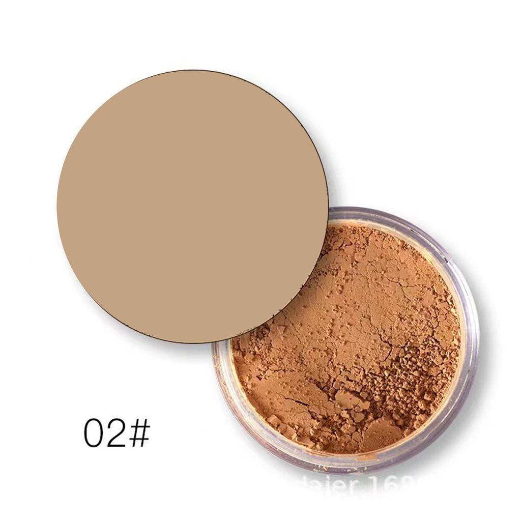 Seidiges mattes loses Puder, atmungsaktives leichtes Fixierpuder zur Verbesserung des Strahlen und zur Definition der Gesichtszüge, Einzelstück