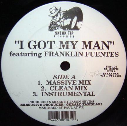 

12inch Record JASON NEVINS, FRANKLIN FUENTES - I Got My Man STR104 Sneak Tip Recor 1996 US Dance & Electronica Used
