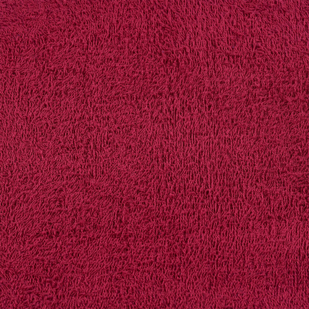 Vidaxl Ręczniki Kąpielowe, 10 Szt, Bordowy, 70X140 Cm, Bawełna 100%