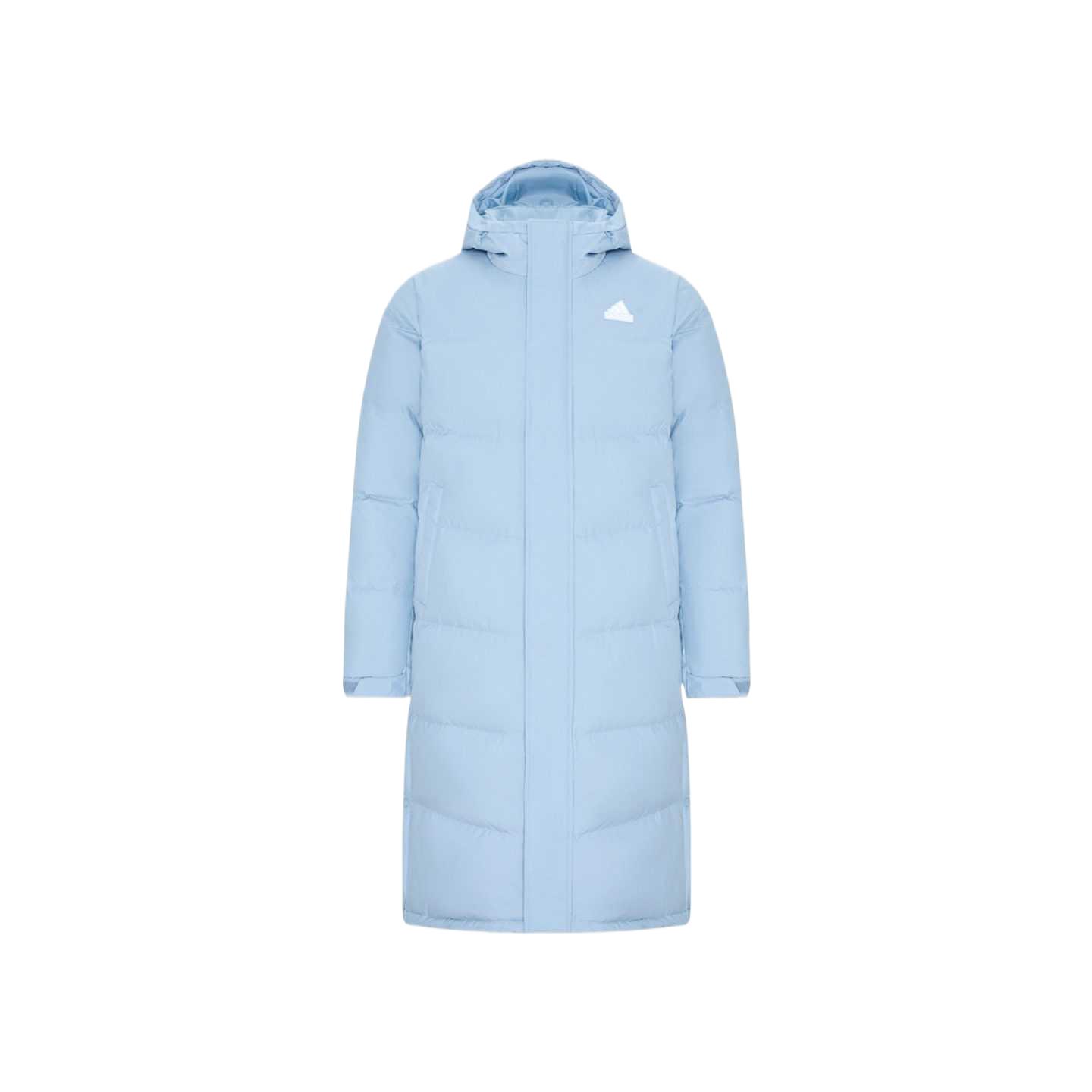 Adidas Down Jackets Unisex Blue/White Hooded