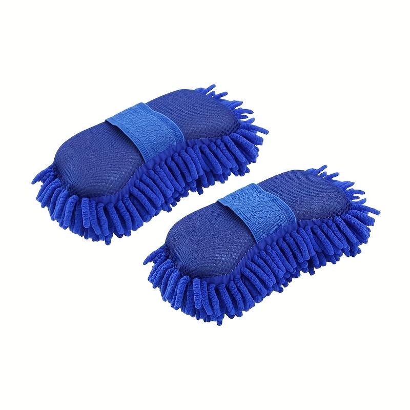 Microfiber Car Wash Sponge - Handheld Cleaning Brush for Auto, Motorcycle, and Home Use - Soft, Durable, and Easy To Use Grooming Tool