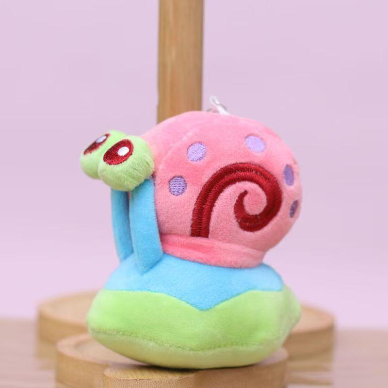 Squarepants Spongebob Patrick Star Cartoon Soft Plush Keyring Doll Bags Pendant