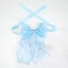 French Bow Curtain Tie, Pink and Blue Gauze Curtain Decoration, Ribbon, Living Room, Bedroom, Princess Style, Tie Rope, Wedding Decoration