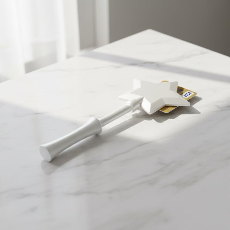 Card Holder Star Wand 3D Printed Tap-to-Pay Wand Contactless Credit Card Holder Fun Magical Payment Wand Gift For Kids Teens