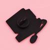 Women Brooch Cartoon Computer Design Zinc Alloy Brooch Pin Bag Sweater Suit Lapel Decorative Enamel Badge Outfit Accessory