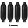 Day and Night - Day and Night Boat Fenders 4 Pcs Black PVC 51x14cm