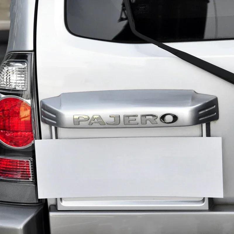 1DB Fém logó Betű Pajero Mitsubishi 3D Embléma Autó Hátsó Csomagtartó Matricák Első Motorháztető Feliratozás Jelvény Autó Kiegészítők Stílus