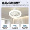 AOYIKO Rotating Ceiling Fan with Automatic Oscillating Mat Remote Color and Light 3 Speed Night Easy Quiet DC Heat Stylish Design for and Dressing No