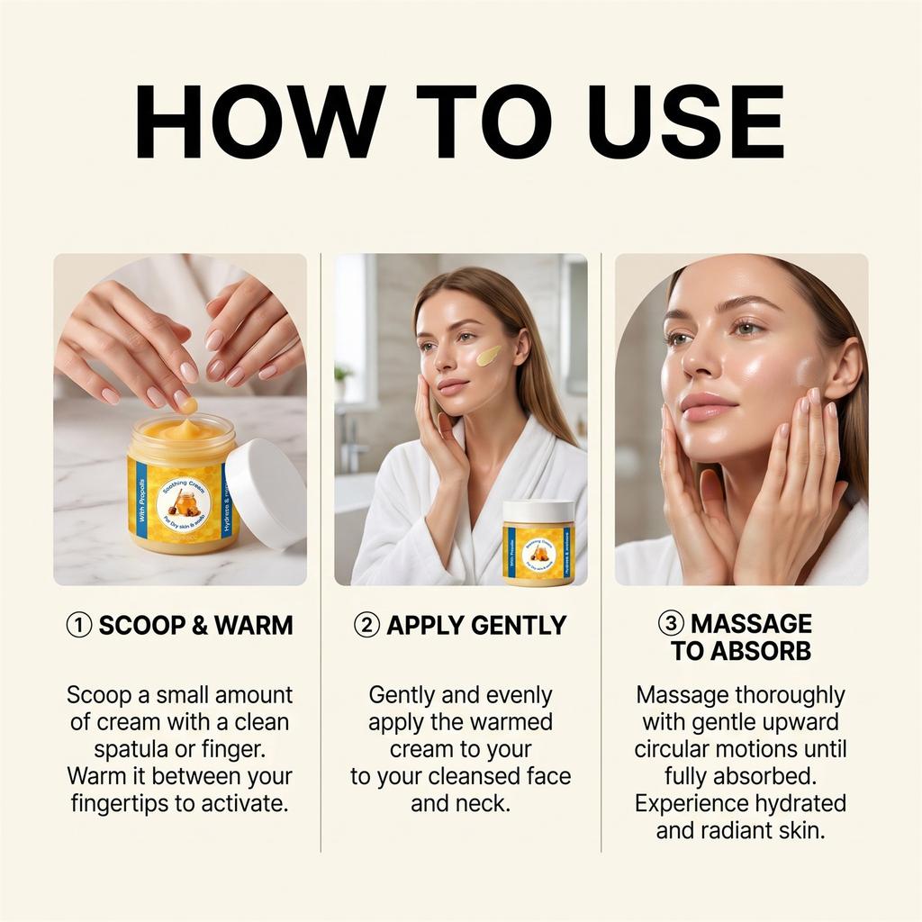Moisturizing and Hydrating Care Cream Daily Softening Facial Skin Refreshing Non-Sticky Smooth Clear and Delicate Face Cream