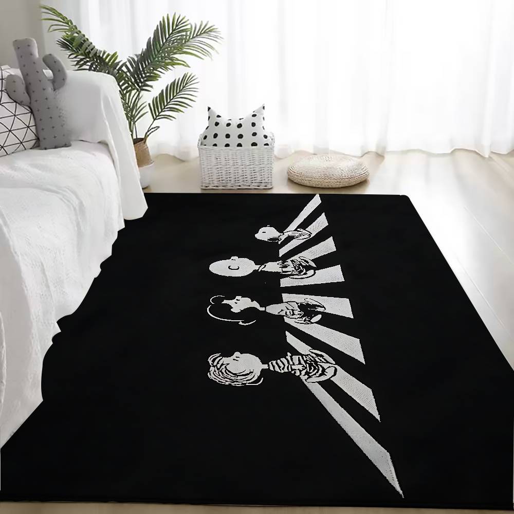 Cute S-Snoopy-S Floor Mats Home Laundry Rug Carpet For Living Room Decor Lounge Area Anti-slip Foot Mat Entrance Doormat