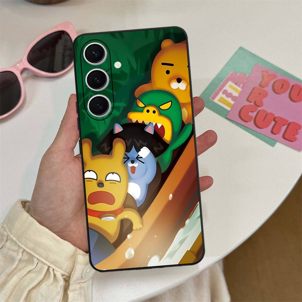Cartoon K-KAKAO CUTE F-FRIENDS Phone Case For Samsung S 24 Fe 25 Ultra Plus 20 Lite 21 30 22 23 24 22 Ultra 5G Fundas