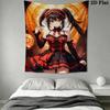 Kurumi Tokisaki Wall Tapestry Aesthetic Wall Hanging Printed Fabric Blanket Decorative Tapestries for Bedroom Living Room Home Decor