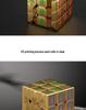 Dunhuang Golden Mahjong Magic Cube - Creative & Educational Three-Layer Electroplated Toy