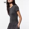 MO&Co. Women's A-Line Knit Maxi Dress