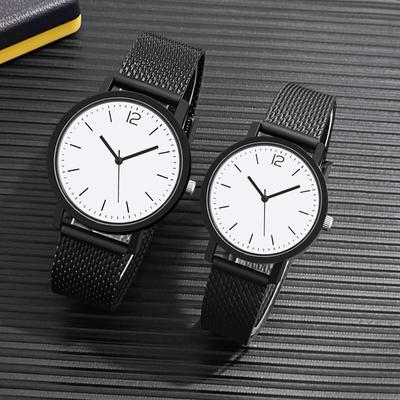 Men's And Women's Quartz Watch Simp Digital Watch Silicone Wristband Couple Wristwatch Couple Gift
