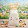 Niedliche Osterhasenohren Taschen Jute Festival Hase Süßigkeitentaschen Karotte Geschenkverpackungstaschen Für Osterparty Dekoration