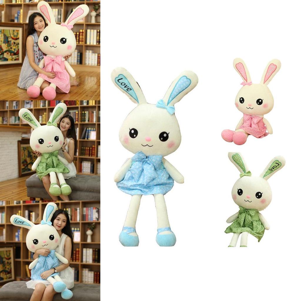 Cute Rabbit Plush Toy With Skirt Short Hair Stuffed Animal For Girls And Kids Gifts For Birthday And Holidays 30-100cm