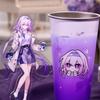 2Pcs  Game Honkai: Star Rail Series Acrylic Standwater Cup Cartoon Character Creativity Printing Standwater Cup