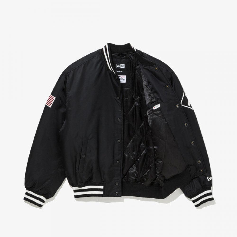 New Era Mlb Chicago White Sox Authentic Stadium Jacket Black