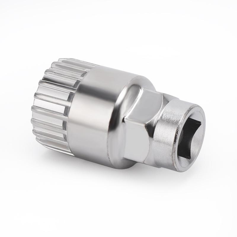 

Bicycle Bottom Bracket MTB Bike Crank Extractor Remover BB Puller 20 Teeth Wrench Cycling Maintenance Repair Tools Accessories срібний