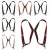 Adjustable Men's Suspenders Braces X Shape Trouser Straps Belt Braces Suspenders  Wedding Party