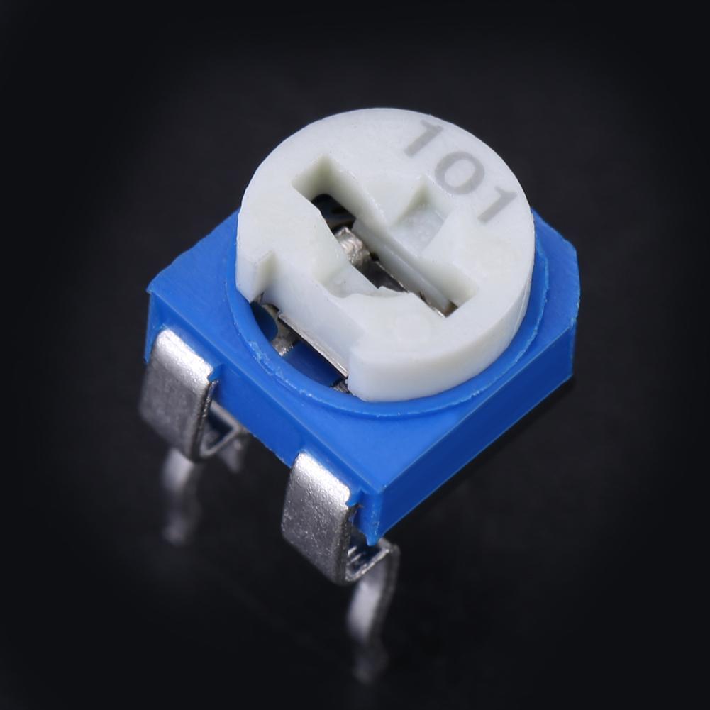 375Pcs 15 Values Potentiometer Variable Resistor Assortment Kit with Box