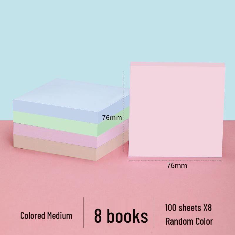 Cute High-Value Sticky Notes: Strong Adhesion Memo Pads & Index Stickers for Students