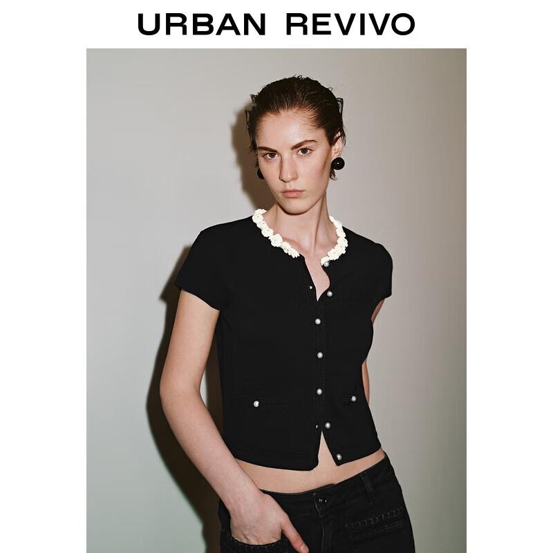 UR Women's 3D Floral Knitted Cardigan