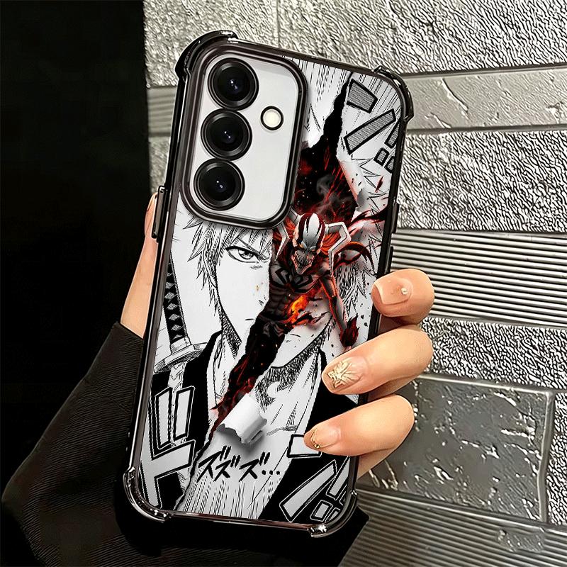Bleach Kurosaki Ichigo Plating Phone Case For Samsung A17 A07 A37 A57 A16 A56 A15 A55 A14 A54 A13 A53 A26 A36 A25 A35 A24 A34 A2