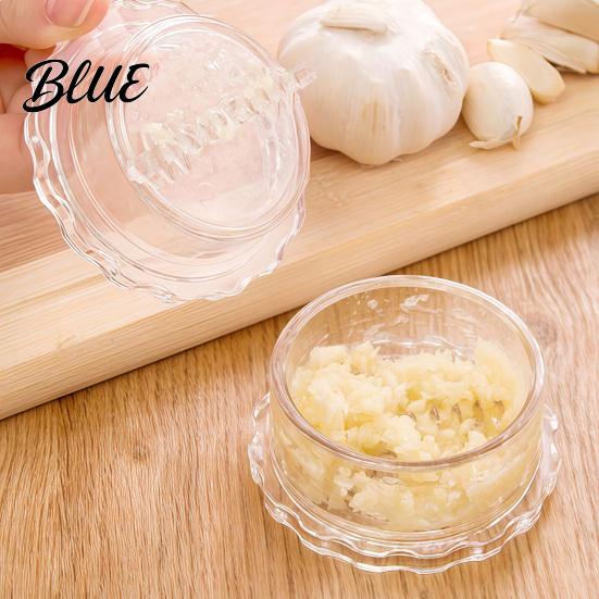 Schiacciaaglio Pressa Trasparente Macina Manuale Funzionamento Facile Portatile Pressa di Plastica Tritatutto per Cipolla Zenzero Noci Erbe Tritatutto per Piccoli Ingredienti