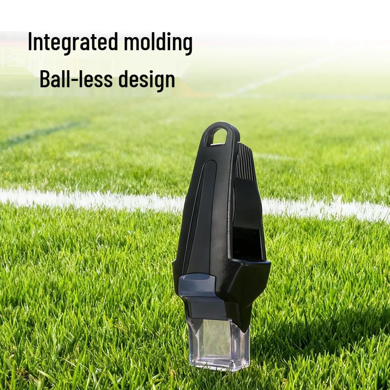 

Seedless Whistle for Sports Matches & Student Competitions: Ideal for Coaches & Referees in Volleyball, Basketball, and Football. чорний
