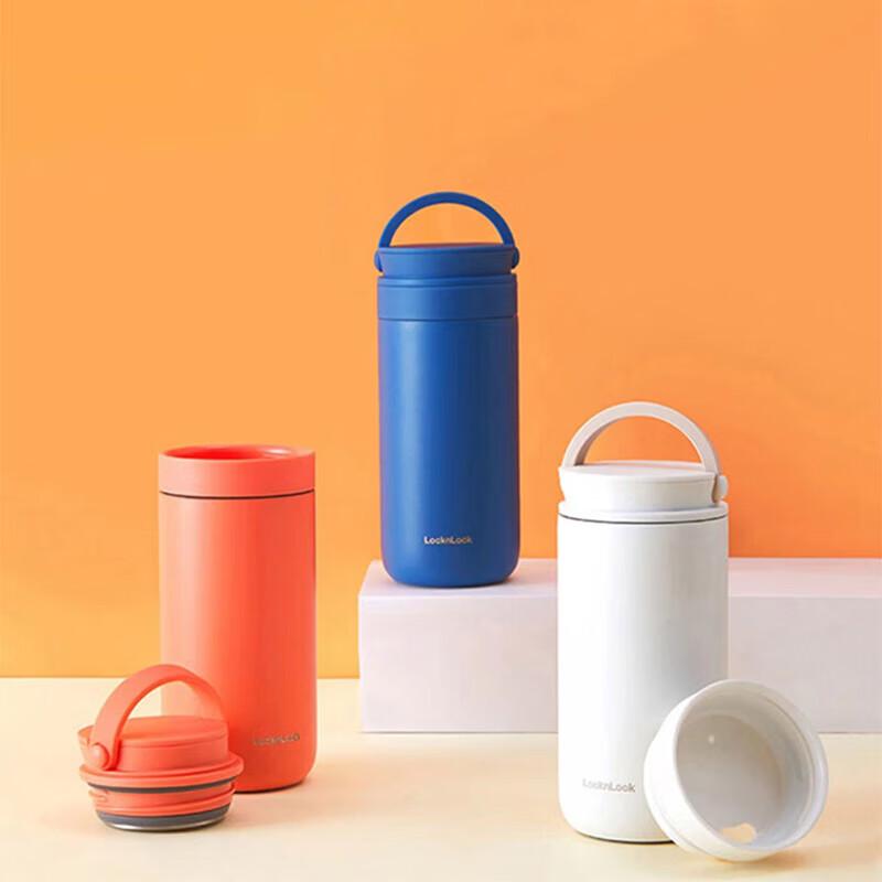 

LOCK&LOCK 380mL Stainless Steel Pop-up Thermos Cup