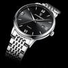 POEDAGAR Luxury Sports Men's Wristwatch Stainless Steel Waterproof Date Watch High Quality Casual Fashion Quartz Watches